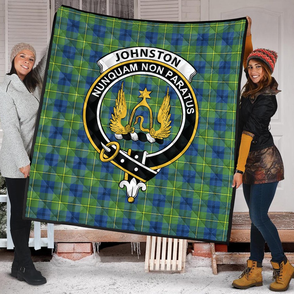 Johnston Ancient Tartan Crest Quilt