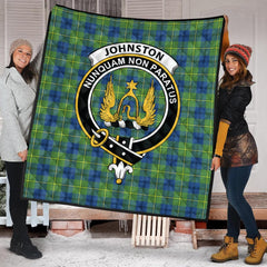 Johnston Ancient Tartan Crest Quilt