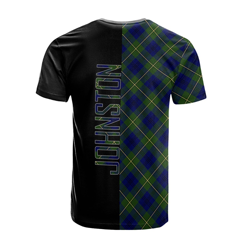 Johnston Modern Tartan T-Shirt Half of Me - Cross Style