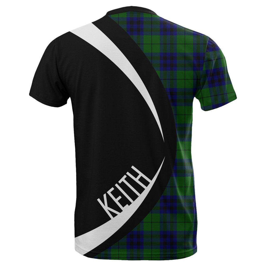 Keith Modern Tartan Crest Circle T-shirt