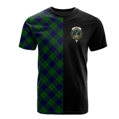 Keith Modern Tartan T-Shirt Half of Me - Cross Style