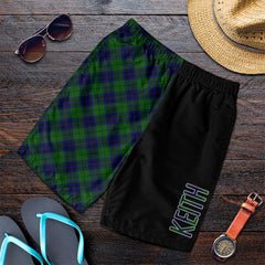Keith Modern Tartan Crest Men's Short - Cross Style