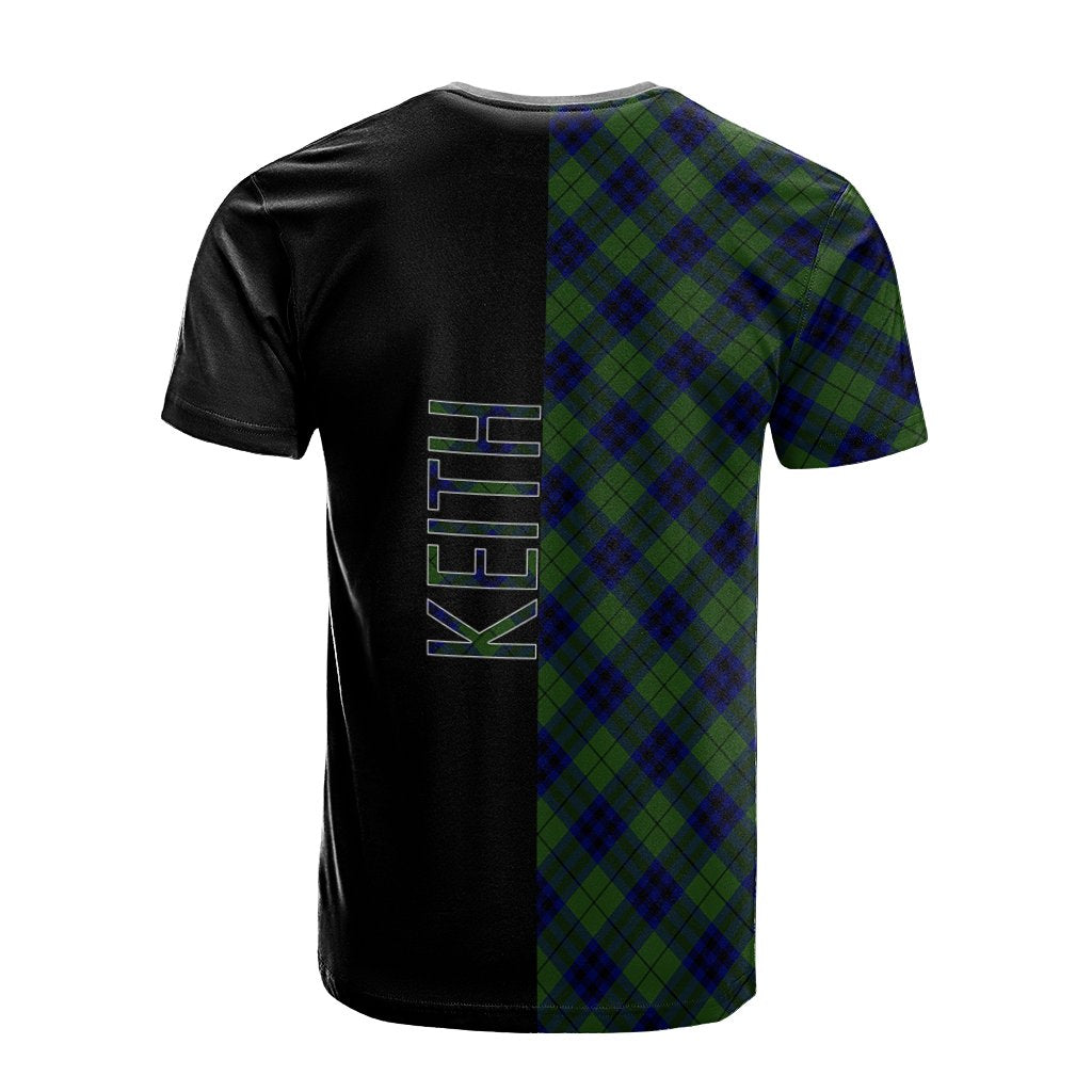 Keith Modern Tartan T-Shirt Half of Me - Cross Style