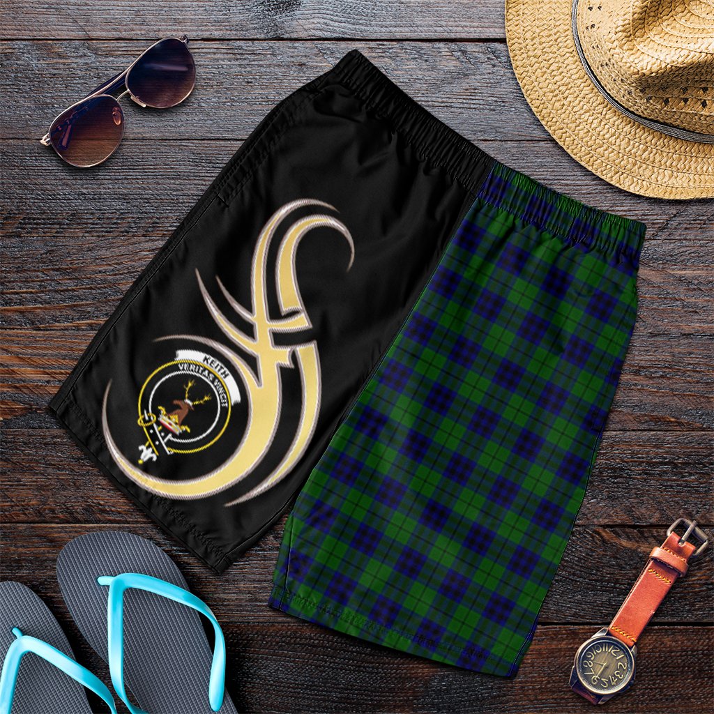 Keith Modern Tartan Crest Men's Short PM8