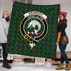 Kennedy Tartan Crest Quilt