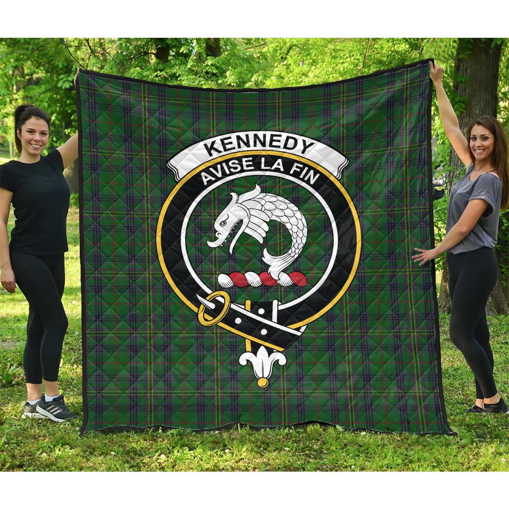 Kennedy Tartan Crest Quilt