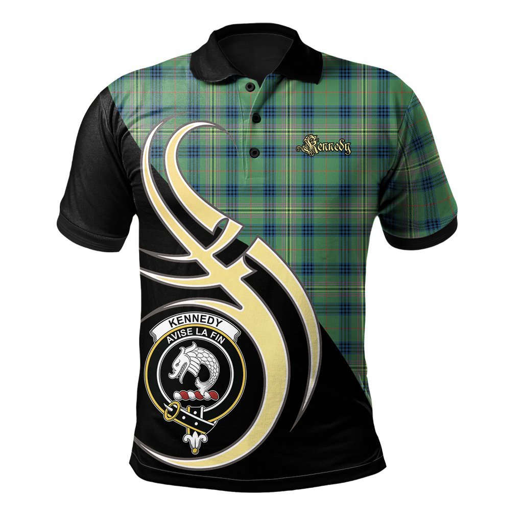 Kennedy Ancient Tartan Polo Shirt - Believe In Me Style