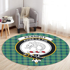 Kennedy Ancient Tartan Crest Round Rug