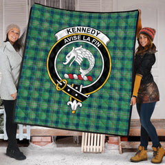 Kennedy Ancient Tartan Crest Quilt