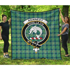 Kennedy Ancient Tartan Crest Quilt