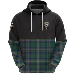 Kennedy Modern Clan Half Of Tartan Hoodie