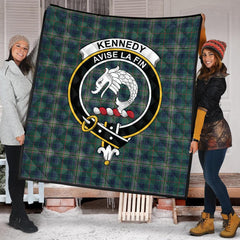 Kennedy Modern Tartan Crest Quilt