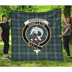 Kennedy Modern Tartan Crest Quilt