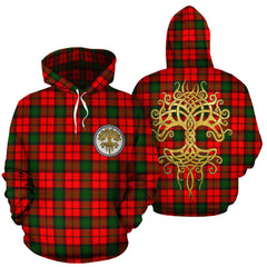 Kerr Modern Tartan Hoodie - Tree Of Life