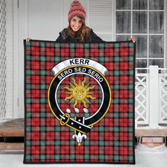 Kerr Ancient Tartan Crest Quilt