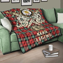 Kerr Ancient Tartan Crest Legend Gold Royal Premium Quilt