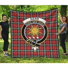 Kerr Ancient Tartan Crest Quilt