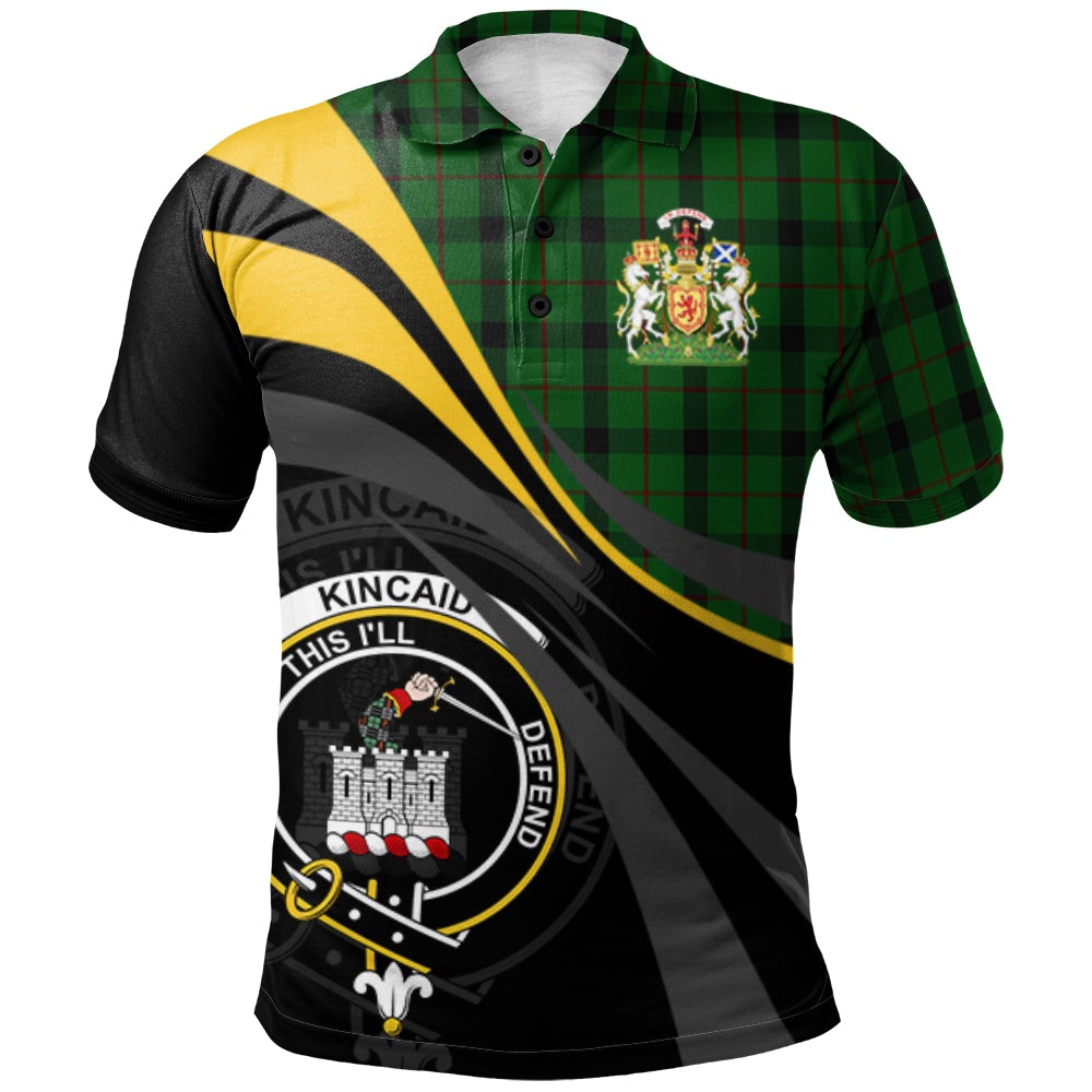 Kincaid Tartan Polo Shirt - Royal Coat Of Arms Style