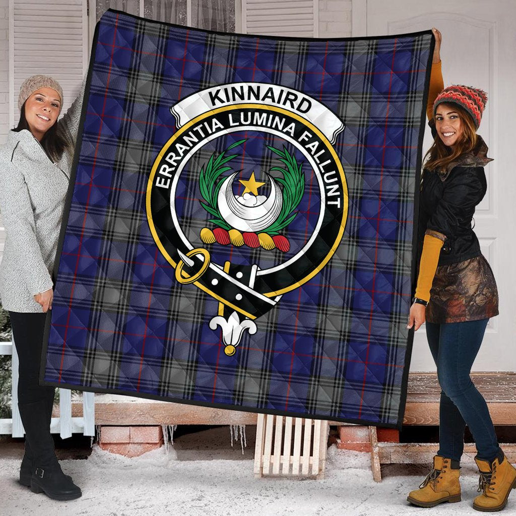 Kinnaird Tartan Crest Quilt