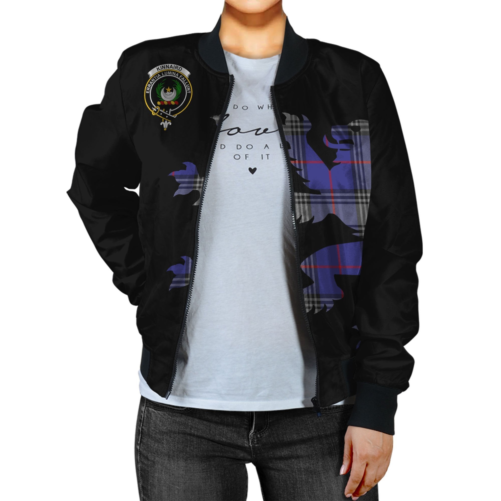 Kinnaird Tartan Bomber Jacket Lion & Thistle