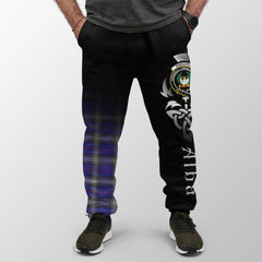 Kinnaird Tartan Crest Jogger Sweatpants - Alba Celtic Style
