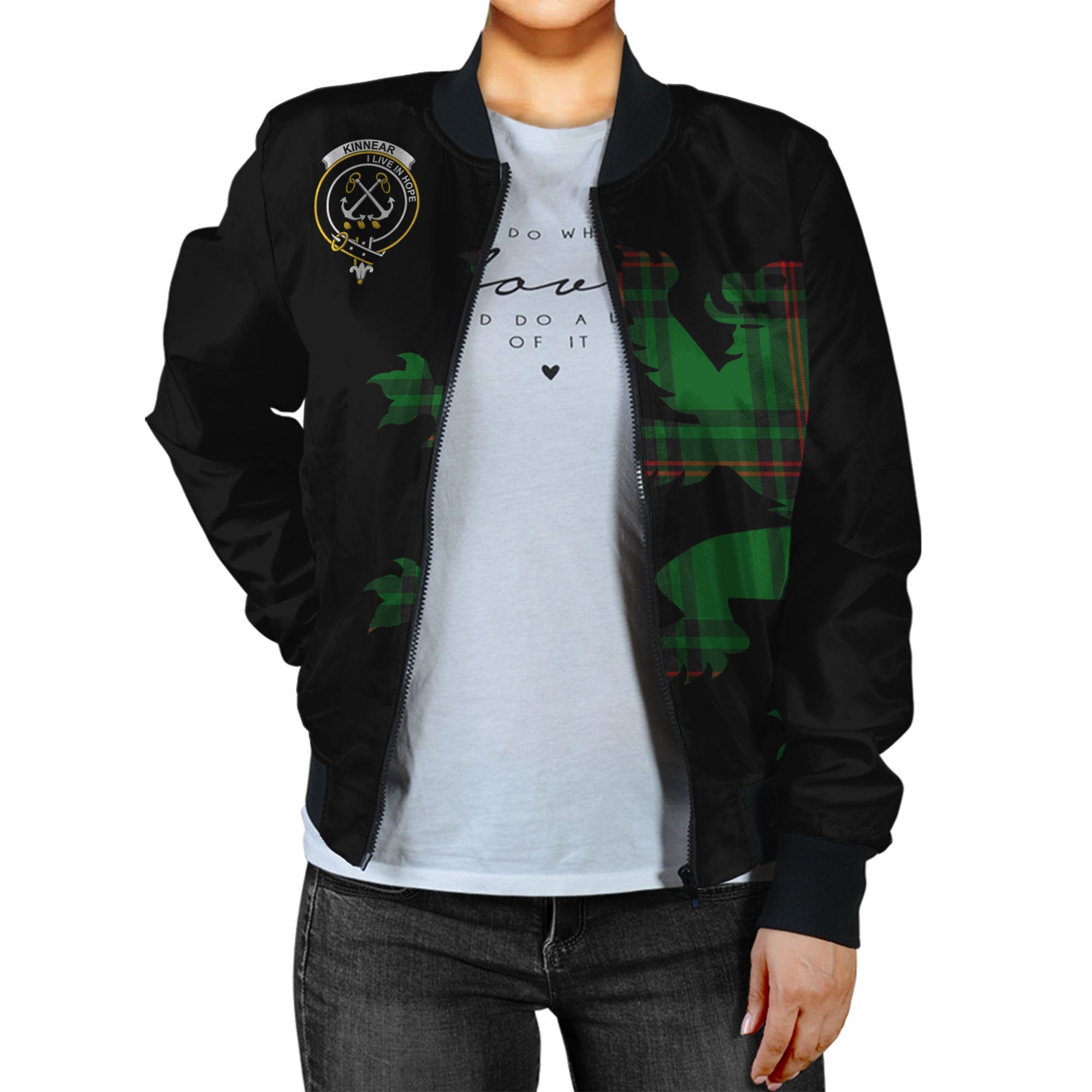 Kinnear Tartan Bomber Jacket Lion & Thistle