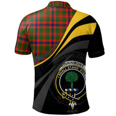 Kinninmont Tartan Polo Shirt - Royal Coat Of Arms Style