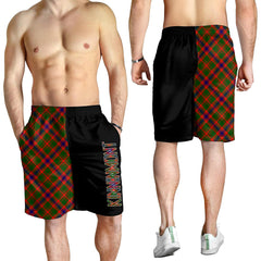 Kinninmont Tartan Crest Men's Short - Cross Style