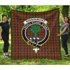 Kinninmont Tartan Crest Quilt