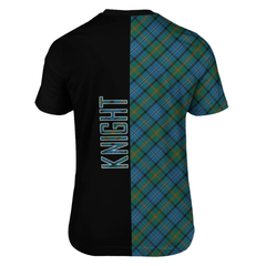 Knight Tartan T-Shirt Half of Me - Cross Style