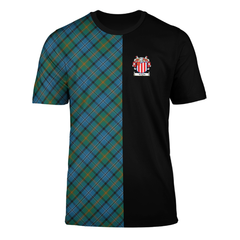 Knight Tartan T-Shirt Half of Me - Cross Style