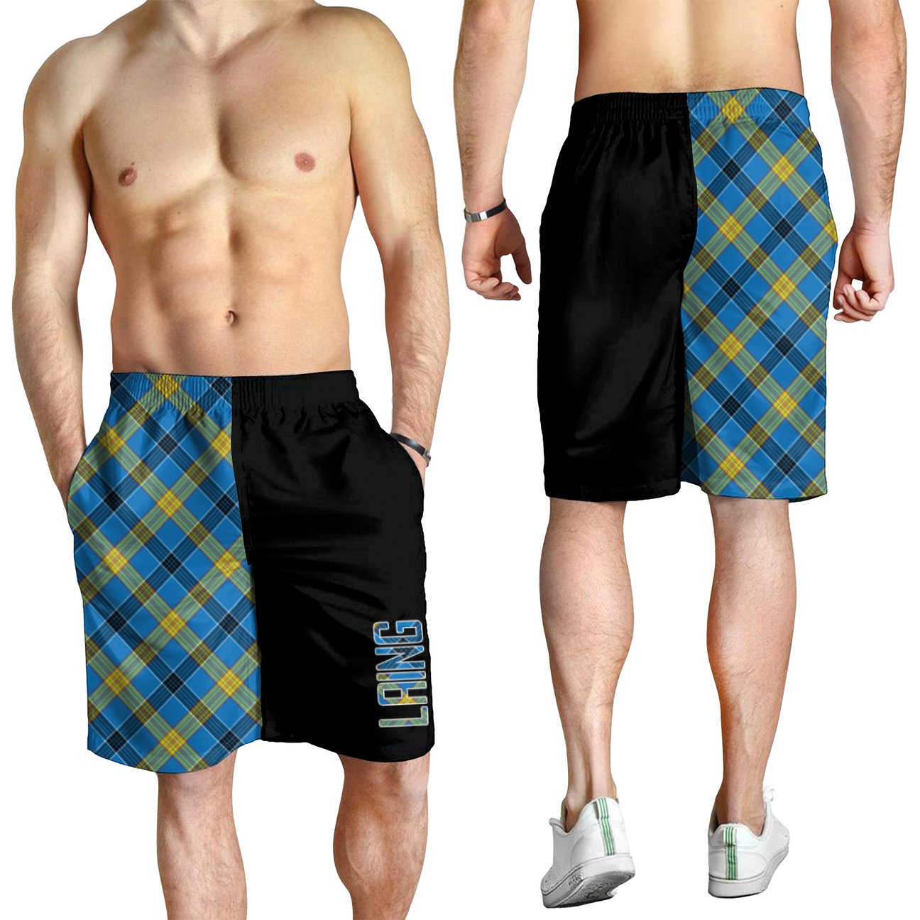 Laing Tartan Crest Men's Short - Cross Style