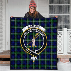 Lammie Tartan Crest Quilt