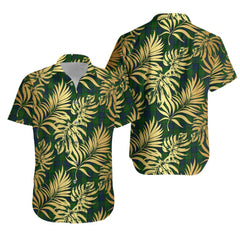 Lauder (Family) Tartan Vintage Leaves Hawaiian Shirt