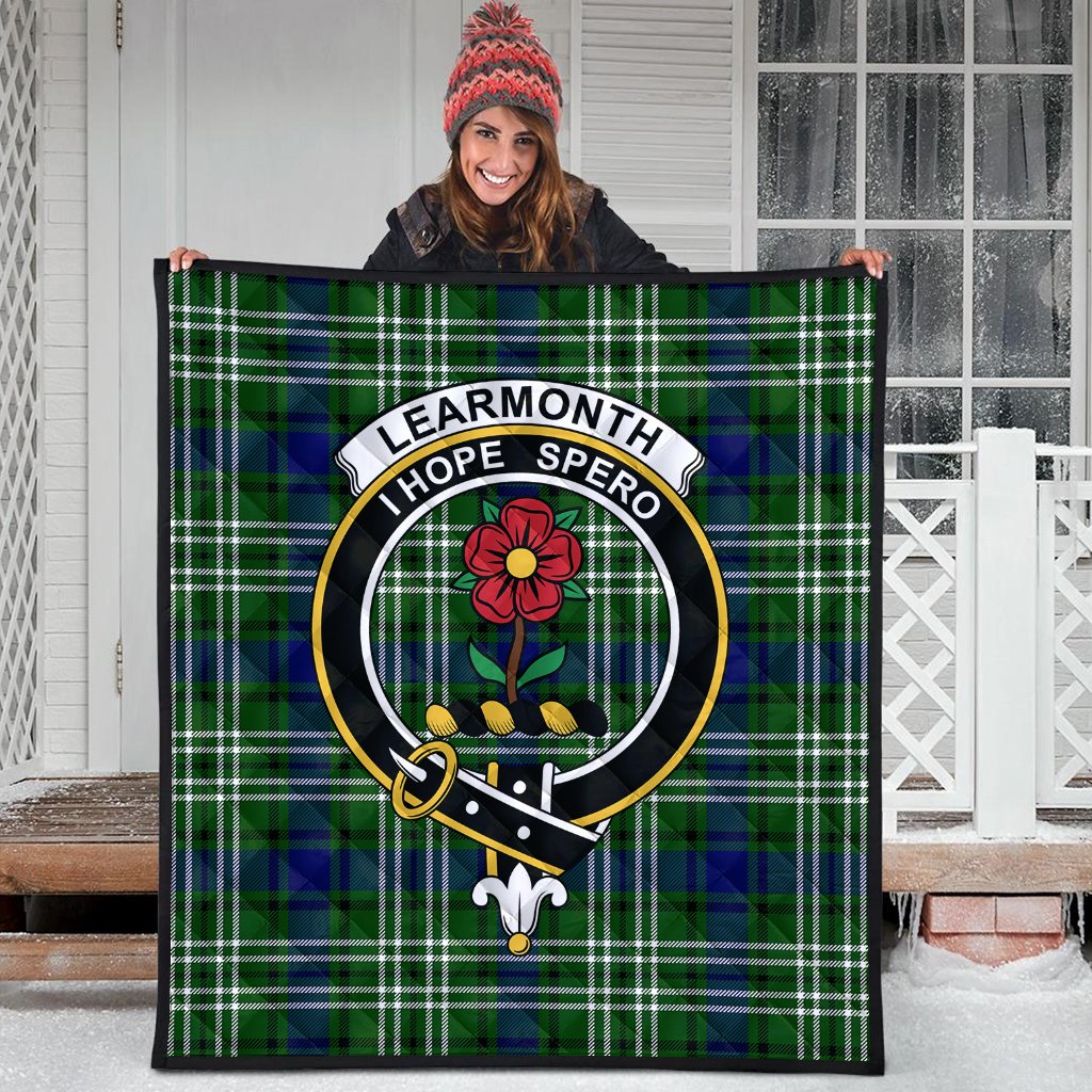 Learmonth Tartan Crest Quilt