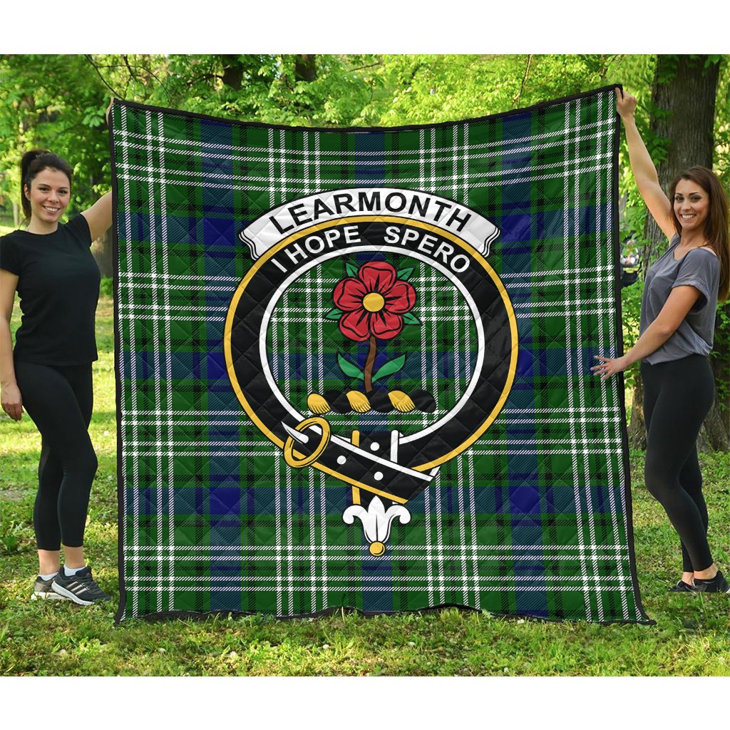 Learmonth Tartan Crest Quilt