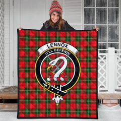 Lennox Modern Tartan Crest Quilt