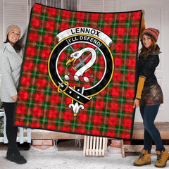 Lennox Modern Tartan Crest Quilt