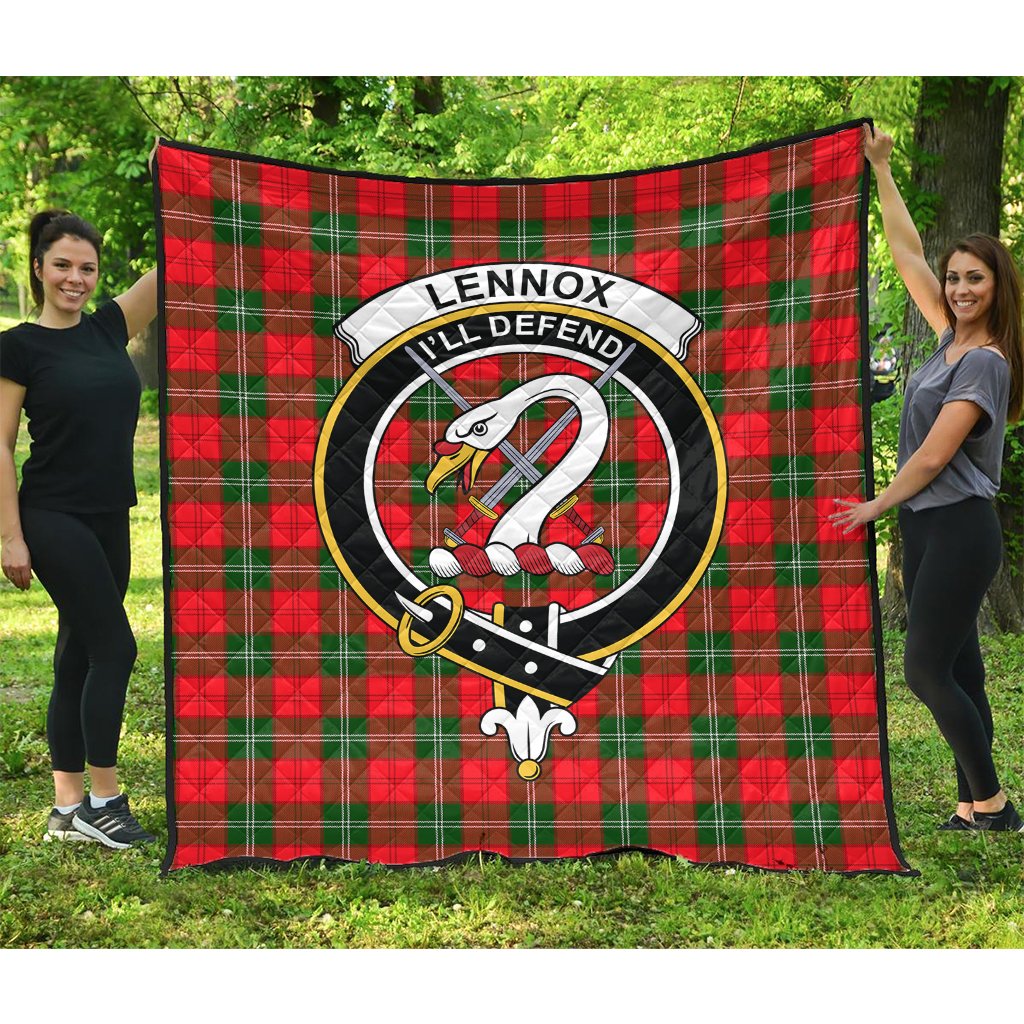 Lennox Modern Tartan Crest Quilt