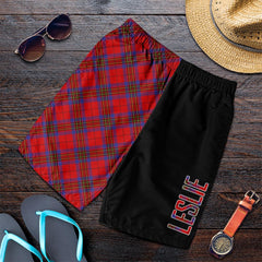 Leslie Modern Tartan Crest Men's Short - Cross Style