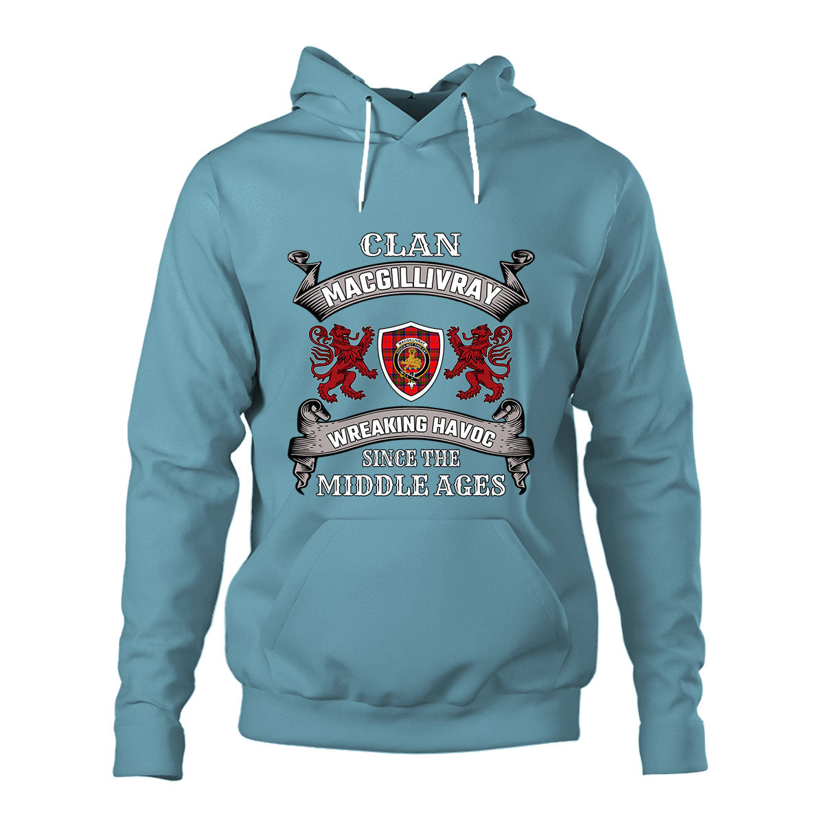 MacGillivray Family Tartan - 2D Unisex Hoodie