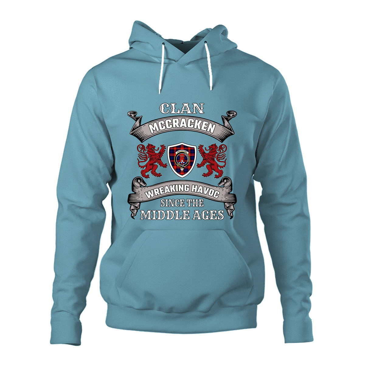 McCracken Family Tartan - 2D Unisex Hoodie