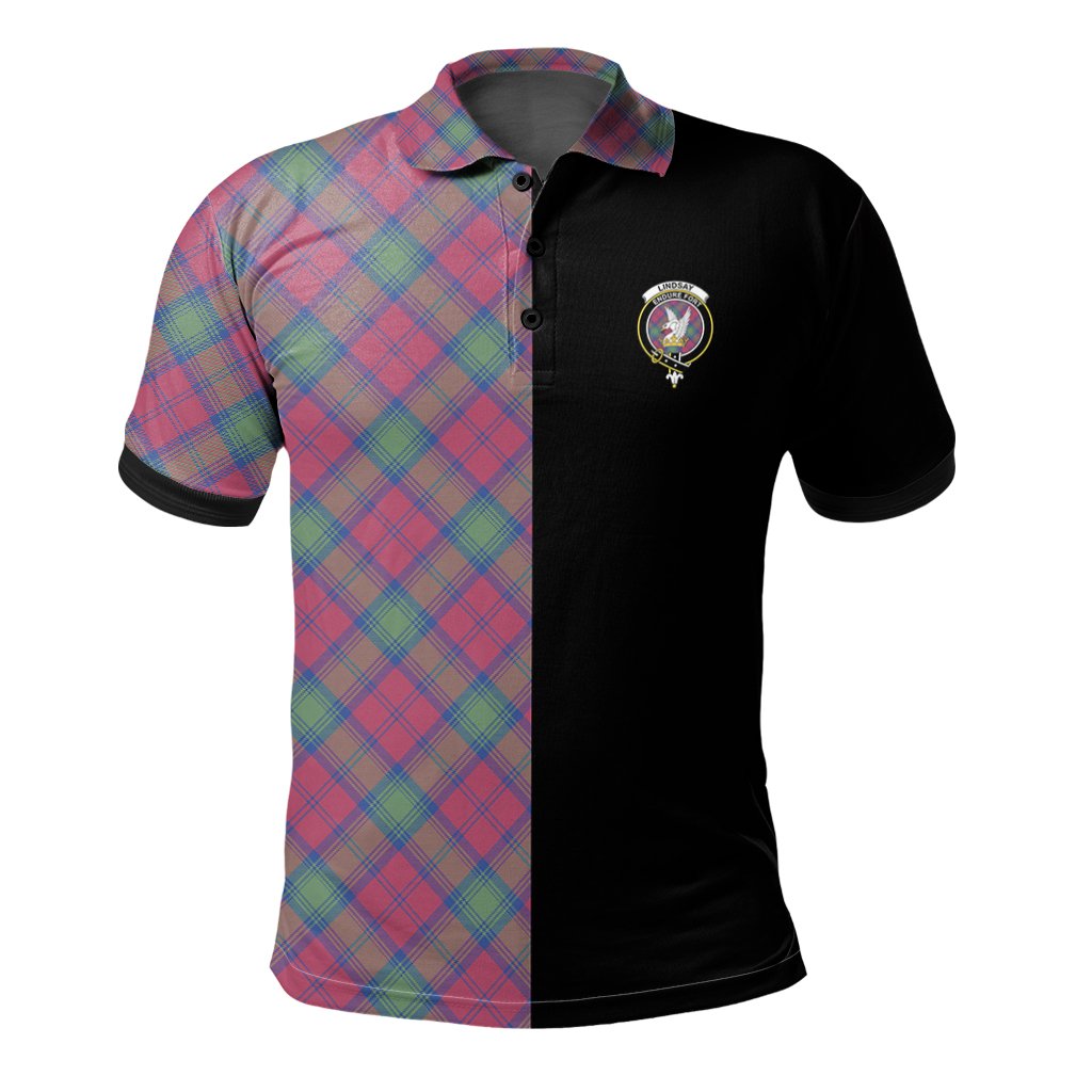 Lindsay Ancient Tartan Polo Shirt Half of Me - Cross Style