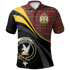 Lindsay Weathered Tartan Polo Shirt - Royal Coat Of Arms Style