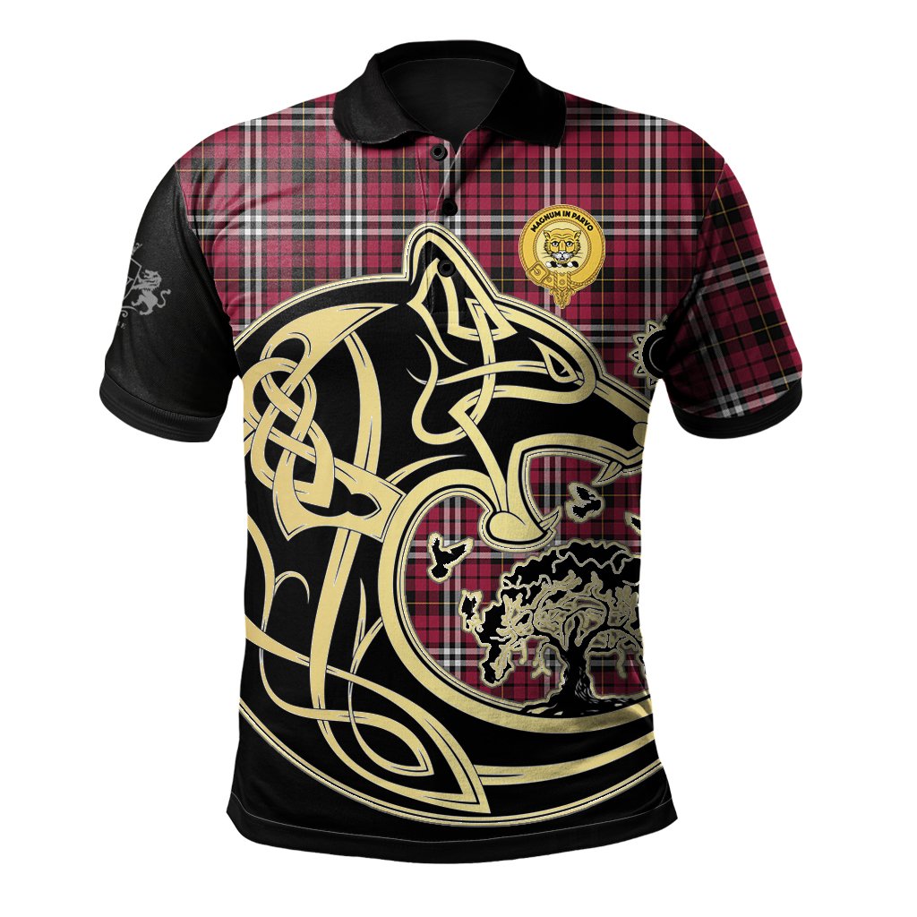 Little Tartan Polo Shirt Viking Wolf