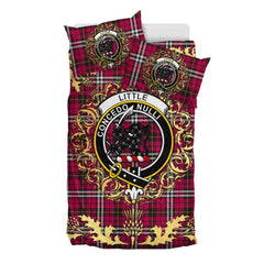 Little Tartan Crest Bedding Set - Golden Thistle Style