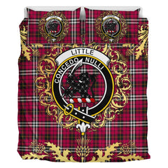 Little Tartan Crest Bedding Set - Golden Thistle Style