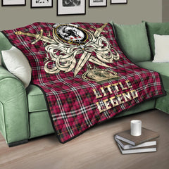 Little Tartan Crest Legend Gold Royal Premium Quilt