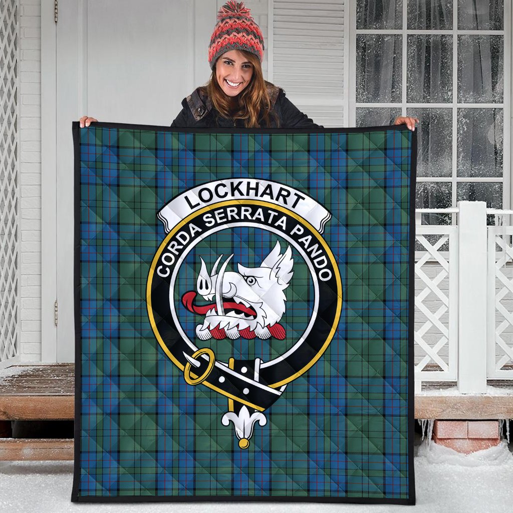 Lockhart Tartan Crest Quilt