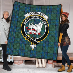 Lockhart Tartan Crest Quilt